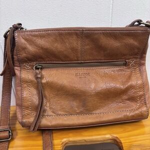 Margot Tan Leather Shoulder Bag Retro‎ Style  - READ